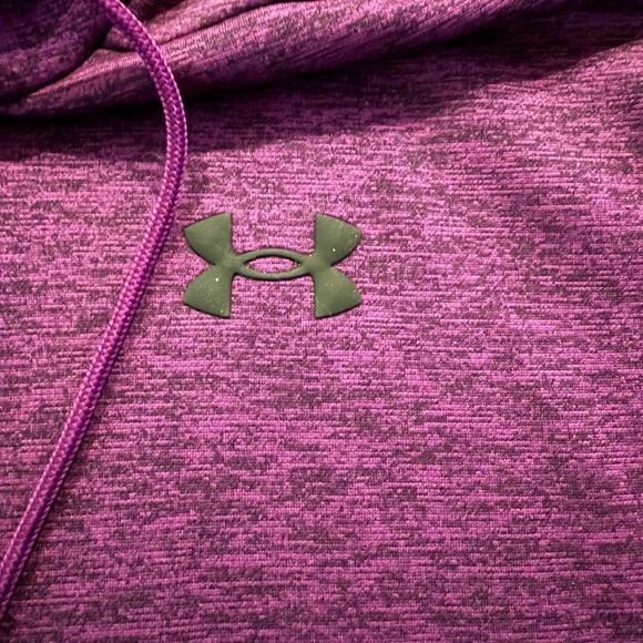 Under Armour Mens Hoodie Purple Sweatshirt New with Tags Size Large E65 - Picture 3 of 6